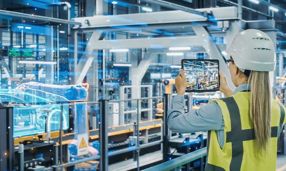 Factories technologies in interactive and plants